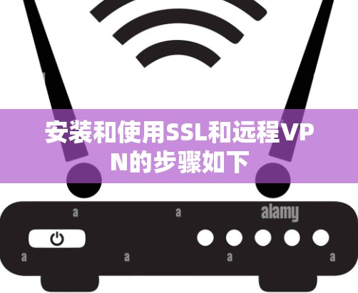 安装和使用SSL和远程VPN的步骤如下
