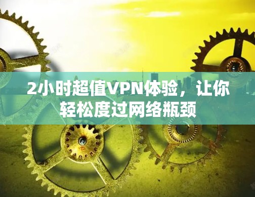 2小时超值VPN体验,让你轻松度过网络瓶颈