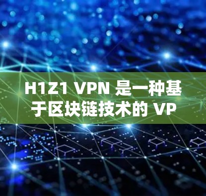 H1Z1 VPN 是一种基于区块链技术的 VPN 服务,旨在提供安全和可靠的网络连接。它通过区块链技术来确保数据的安全性和隐私,同时也能提高网络的抗攻击性和稳定性