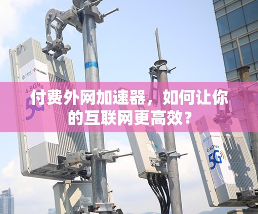 付费外网加速器，如何让你的互联网更高效？