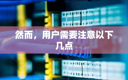 然而,用户需要注意以下几点 然而,用户需要注意以下几点