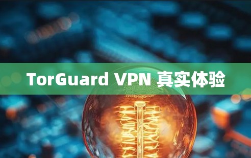 TorGuard VPN 真实体验