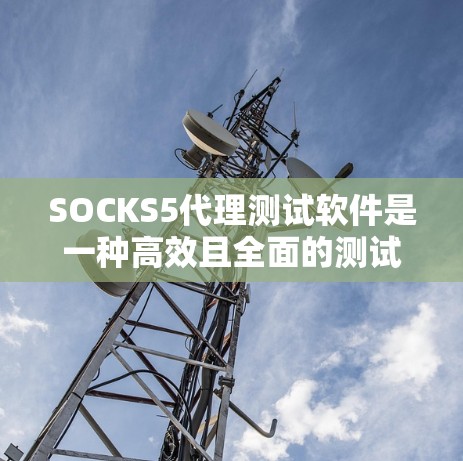 SOCKS5代理测试软件是一种高效且全面的测试工具,广泛应用于软件开发和测试领域。它通过模拟各种潜在环境,确保软件在不同情况下能正常运行,从而帮助开发者快速发现潜在问题 SOCKS5代理测试软件是一种高效且全面的测试工具,广泛应用于软件开发和测试领域。它通过模拟各种潜在环境,确保软件在不同情况下能正常运行,从而帮助开发者快速发现潜在问题