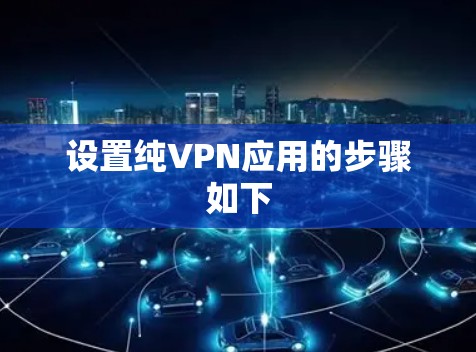 设置纯VPN应用的步骤如下 设置纯VPN应用的步骤如下