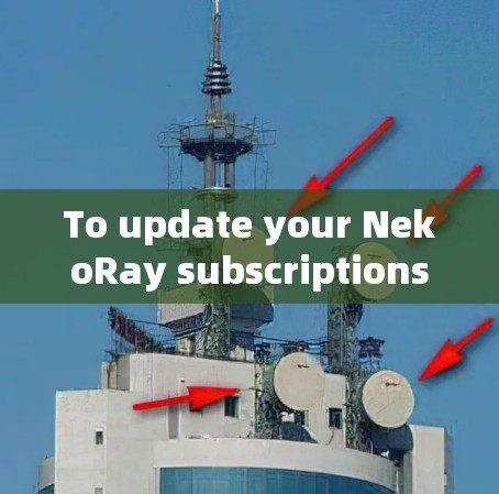 To update your NekoRay subscriptions,follow these general steps: To update your NekoRay subscriptions,follow these general steps: