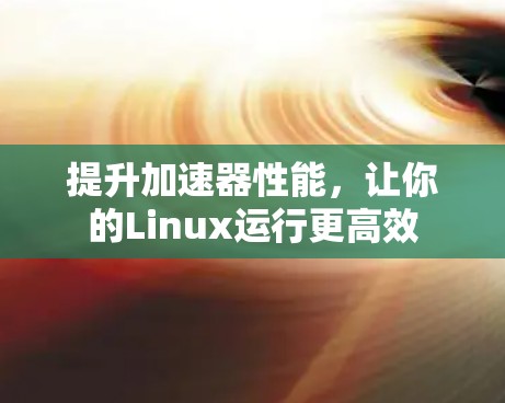 提升加速器性能,让你的Linux运行更高效 提升加速器性能,让你的Linux运行更高效