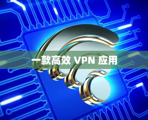 一款高效 VPN 应用